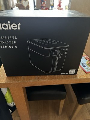 Haier I-Master Serie 5 Toaster 2 Scheiben Anti-Staub LED-Schnittstelle HTO5A3 001 schwarz