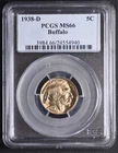 1938D Buffalo Nickel PCGS MS66