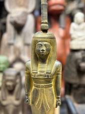 Rare Ancient Egyptian Antiquities Winged Isis Statue Goddess Of Love Egyptian BC