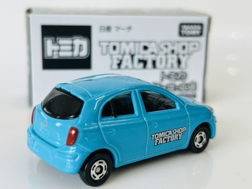 Tomica Nissan March Assembly Factory Shop Blue 7o - Picture 3 of 6