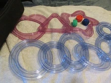 Creative Memories Custom Cutting System Set + Oval Circle Heart Templates w Case