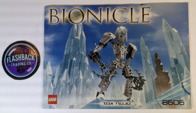 Bionicle Toa Nuju (Lego Set 8606) Complete w/Canister & Instructions