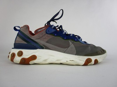 Nike Men's React Element 87 AQ1090-200 Dusty Peach Gray Shoes Sneakers Size 10.5