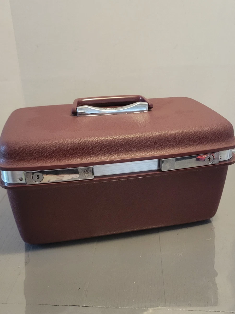 Red Hard Plastic Vintage Luggage & Vintage Travel Accessories | eBay