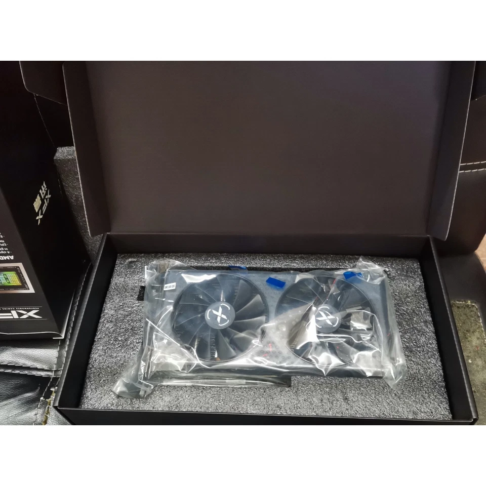 XFX AMD Radeon RX 6600 Black Wolf 8GB GDDR6 Gaming Graphics Card PCIe 4.0 HDMI - Image 4 of 4