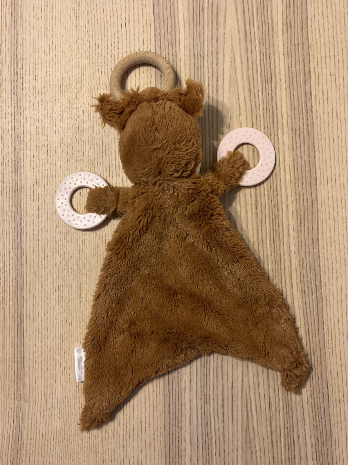 Lovey Bella Tunno Bunny Rabbit Baby Security Blanket Teether Plush Excellent