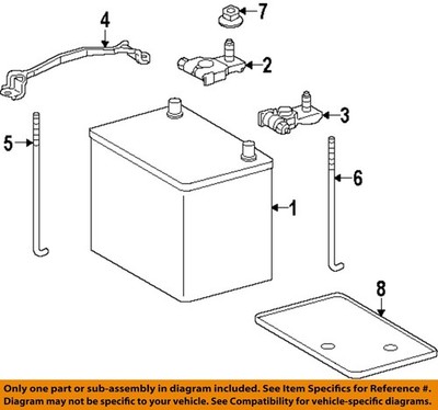 TOYOTA OEM 09-15 Venza 3.5L-V6-Battery 0054424FT2530