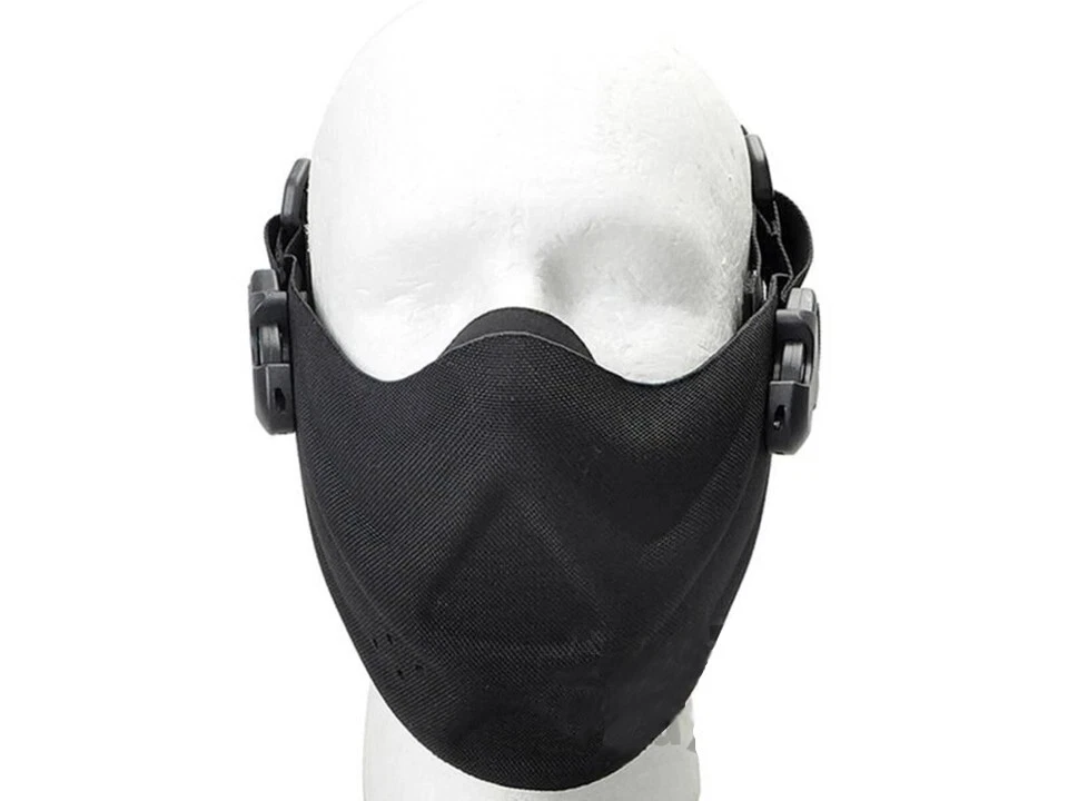 Máscara de Airsoft de Paintball de Protección Media Cara Malla Metálica Calavera Disfraz de Juegos con disfraces Foto 4 de 4