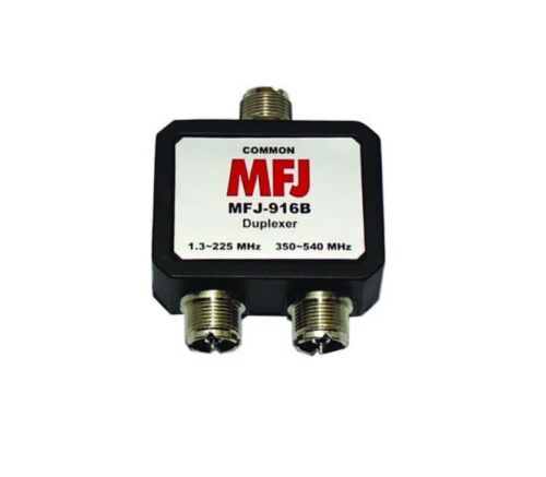 MFJ-916B 200W Duplexer: 1.3-225MHz/350-540MHz, UHF - Picture 1 of 1