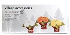 Dept. 56 Christmas Village Accessory ~ Mums For Mom 6003199