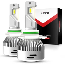 Lasfit 9012 HIR2 LED Bulbs High Low Beam Headlight 60W 6000LM White Super Bright