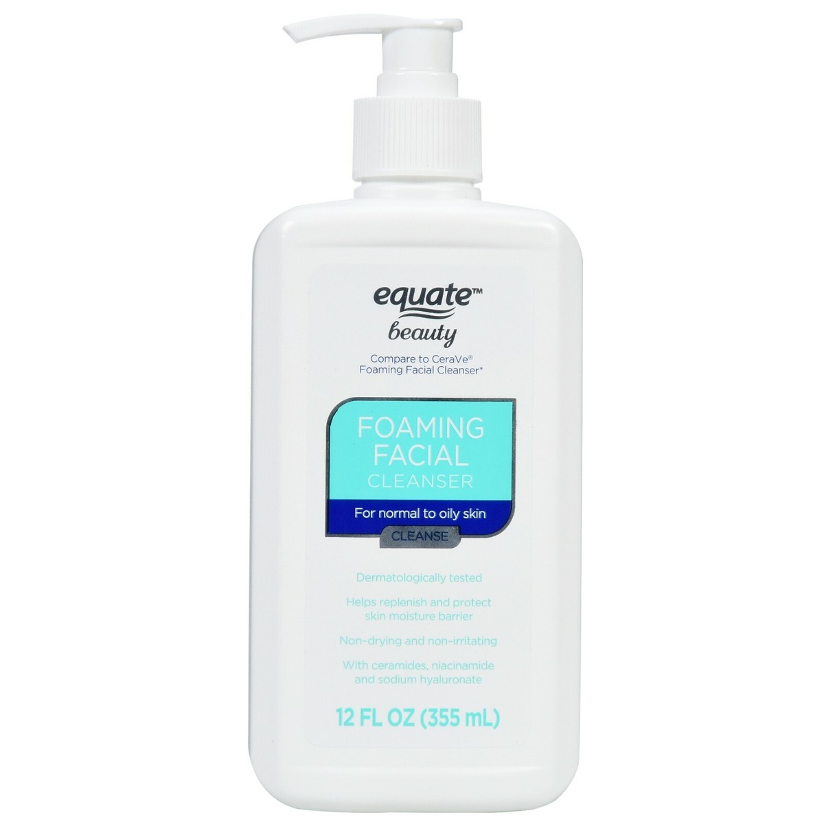 Equate Beauty Foaming Facial Cleanser for Normal to Oily Skin