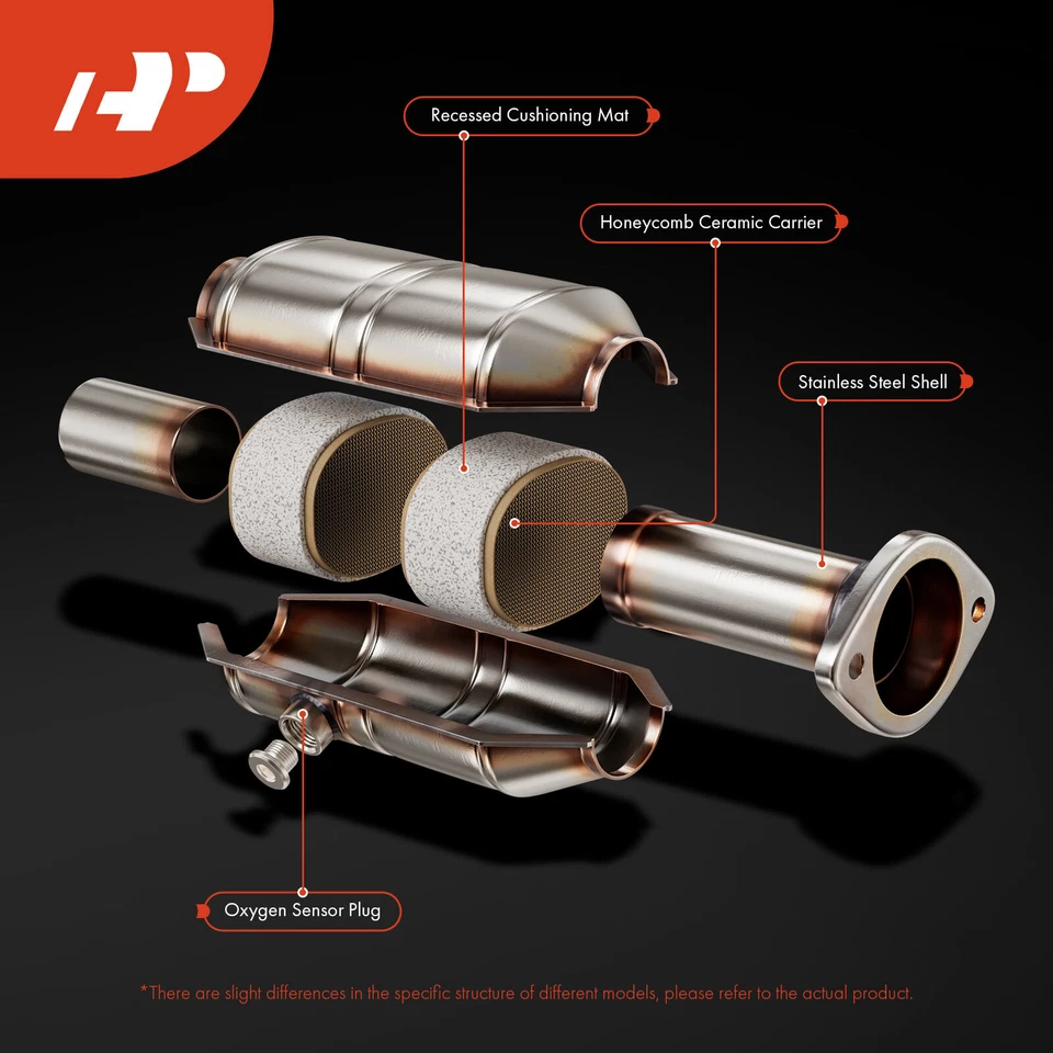 A-Premium 2 件催化转换器前部适用于凯迪拉克 SRX 2010 - 2011 Saab 9-4X — 第 4/4 张图片