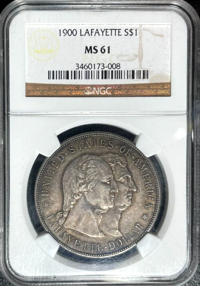 1900 LAFAYETTE SILVER DOLLAR ~ NGC MS61 ~BEAUTIFUL LOOKING ORIG. COIN~ - Image 3 of 4