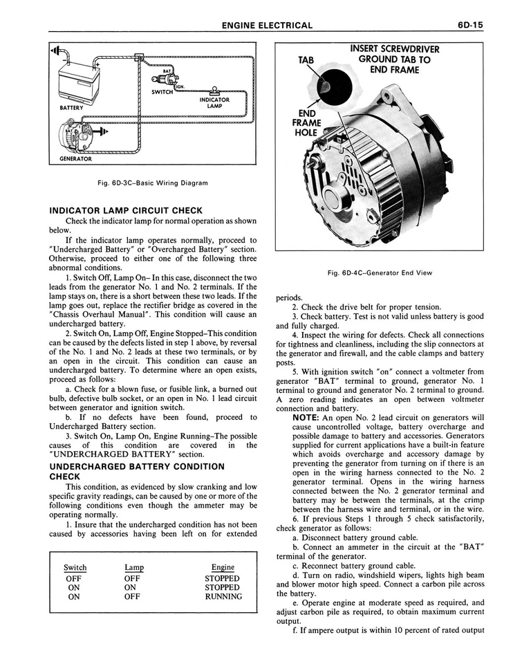 Chevrolet 1977 manual de servicio (reproducción de calidad con licencia) Foto 4 de 4