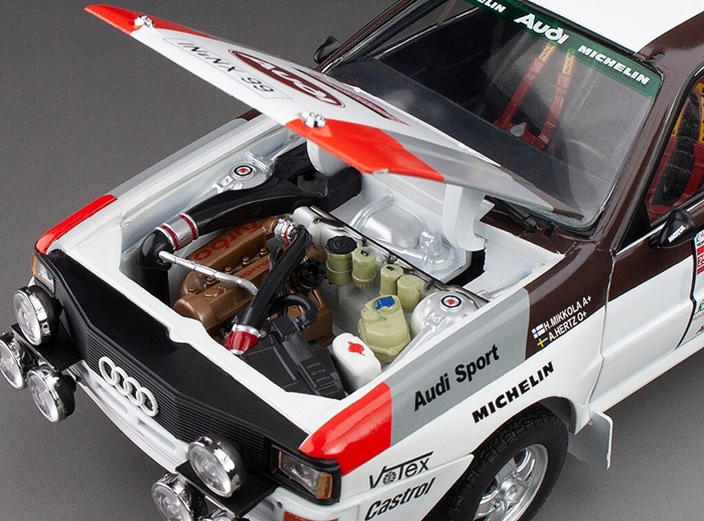 SunStar 1:18 Audi Quattro A2 #5 H. Mikkola/A. Hertz Rally Sanremo