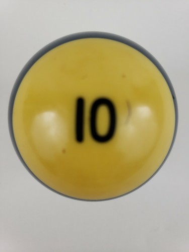 Vintage Replacement Pool Ball Billiards #10 Billiard Ball 2 1/4" Diameter - Picture 4 of 10