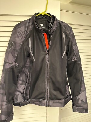 Motorcycle Jacket Revit Torque Black Gray Grey Jacket