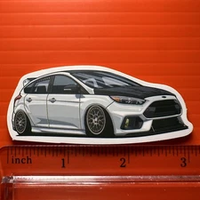 Ford Focus ST Sticker Decal Racing Car Skateboard Laptop JDM