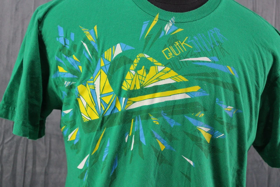 Camisa retro Quicksilver - Gráfico Big Burst - Grande para hombre  Foto 2 de 4