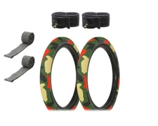 ALTALINE Bicycle 20" x 2.35 ARMY GREEN SemiSlick Tread (2) TIRES,TUBES& STRIPS