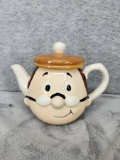British Tetley Tea Collectable Shaped Head Tea Coffee Pot THE GAFFER