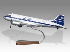 Douglas DC-3 Aden Airways Desk Wood Airplane New Model Large Scale 1/72