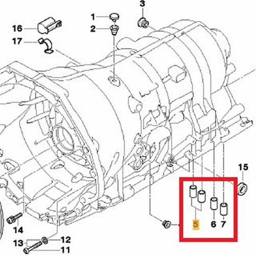 ZF repair kit gaskets automatic transmission for BMW 6HP26 6HP28 6HP32 piston - Picture 10 of 14