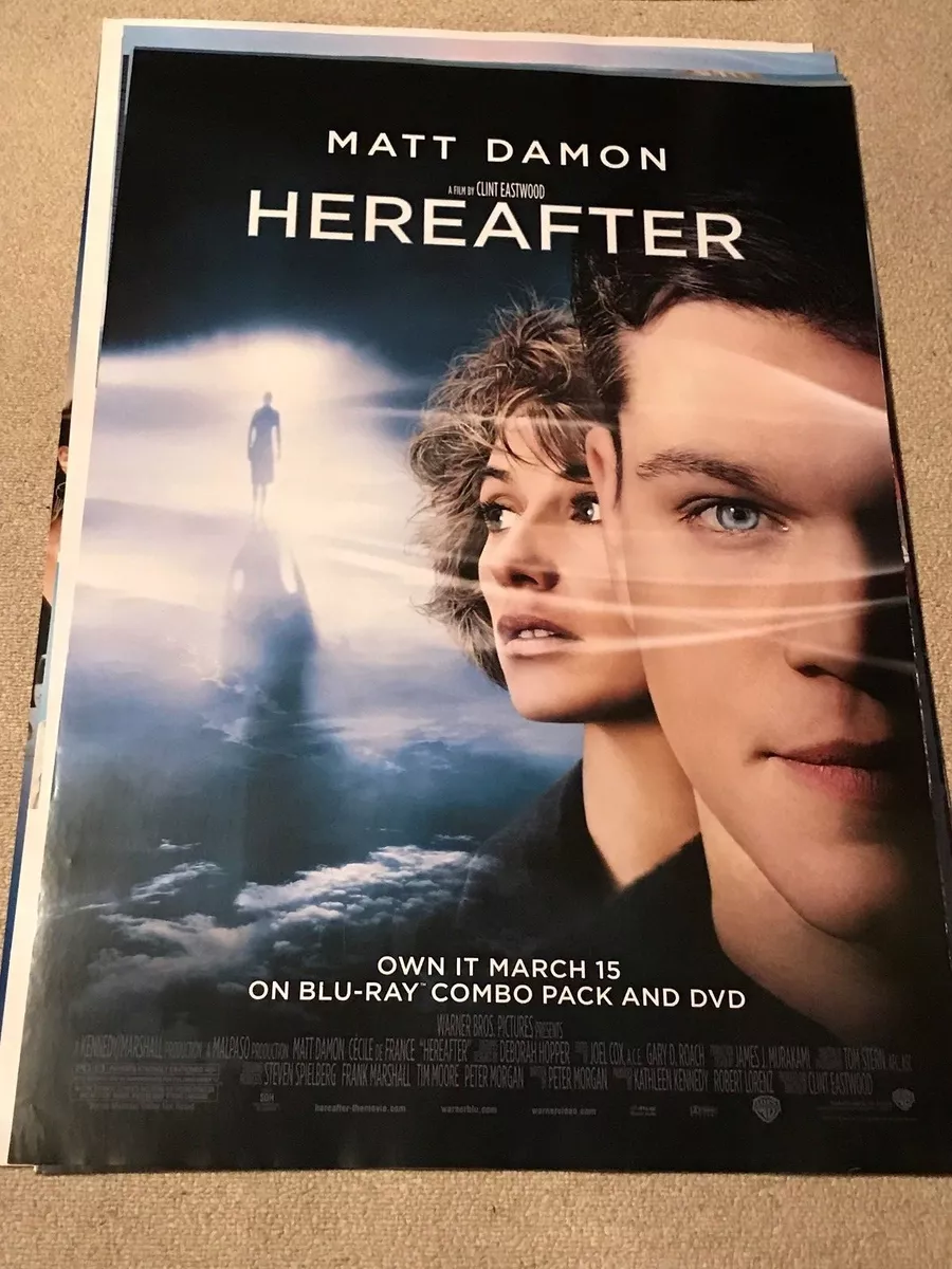 HEREAFTER - MATT DAMON MOVIE POSTER 27 X 40 INCHES B1 | eBay
