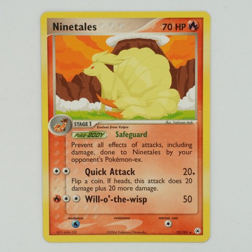 Ninetales 22/101 Rare Ex Hidden Legends Pokemon Card