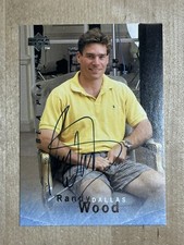 1996-97 Dallas Stars Randy Wood Upper Deck Be a Player HAND SIGN AUTOGRAPH SP