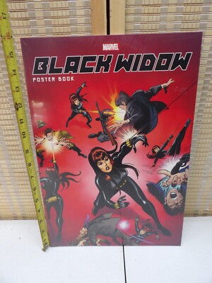 NEW BLACK WIDOW POSTER BOOK Massive Marvel Comics 9781302921347 - Factory Sealed