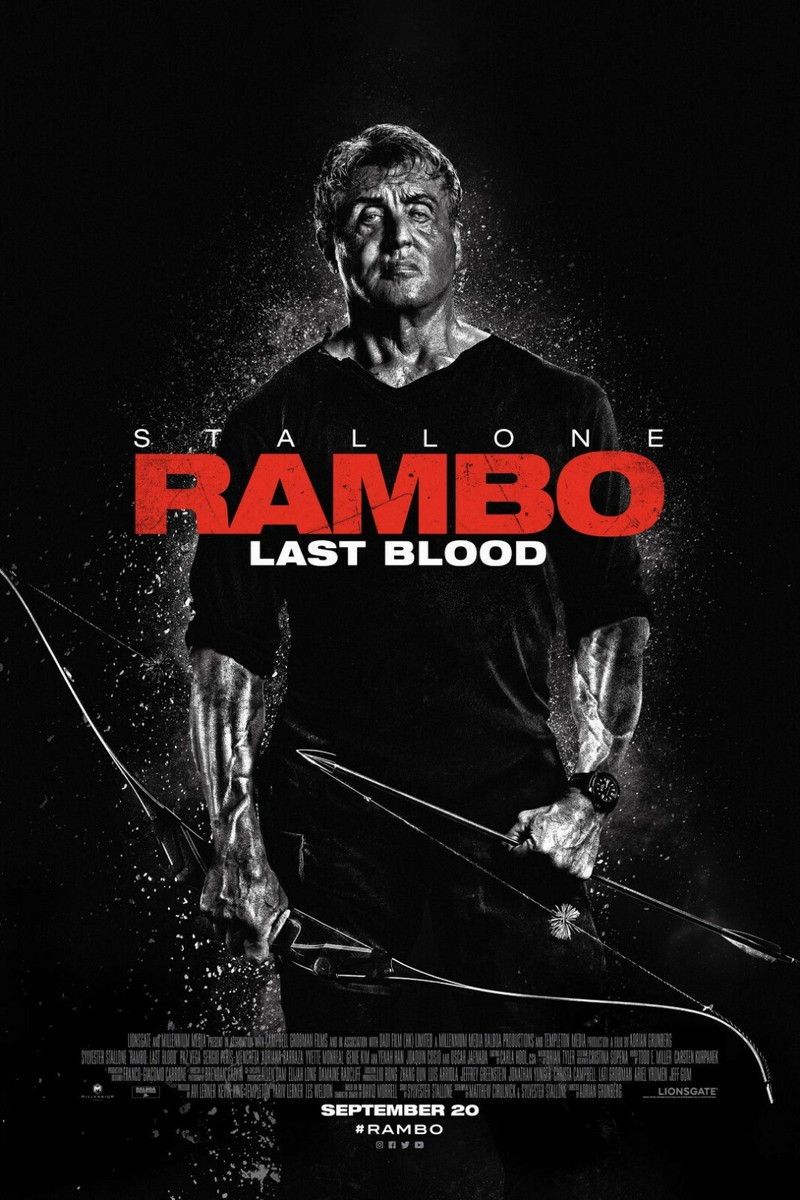 RAMBO LAST BLOOD 2019 OFFICIAL CINEMA MOVIE FILM PRINT PREMIUM