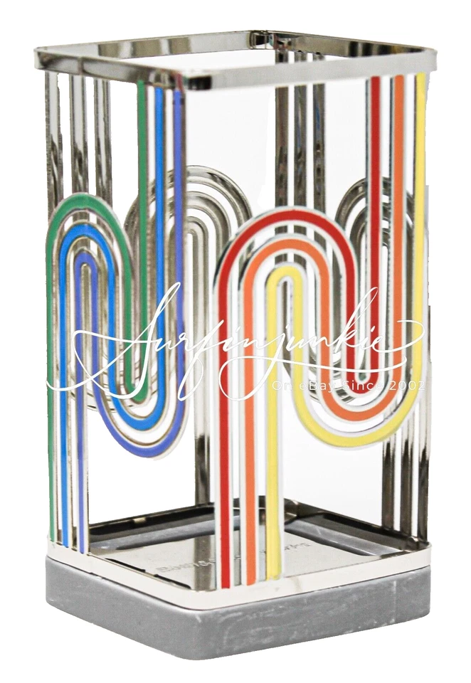 Juego de 2 piezas portavelas y jabón Bath & Body Works arco iris plata verano primavera Foto 4 de 4