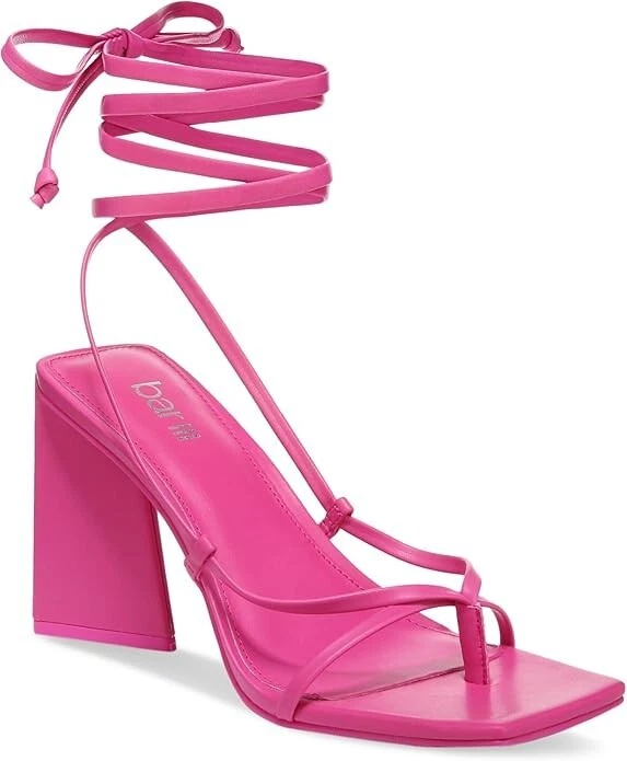 Bar lll Auroraa 系带礼服凉鞋,粉色,女式 5.5M 码商品 #758 — 第 2/4 张图片