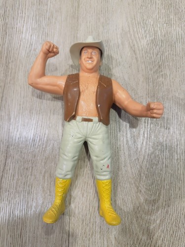 WWF Outback Jack LJN Series 4 Figure W/ ORIGINAL H...