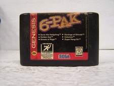6-Pak (Sega Genesis, 1995) Cart Only
