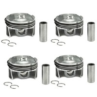 4X Kolben +0,50 ÜBermaß FüR Opel Astra Mokka 1.4 74,50Mm. 130035002021
