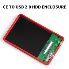ZIF/CE to USB 1.8"in 40Pin HDD External Hard Drive SSD Convertor Enclosure Case