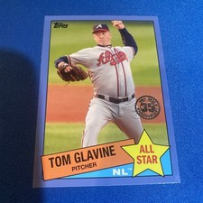  2020 Topps Series 2 Tom Glavine 1985 Topps All Star Retail Blue Border #85AS-15