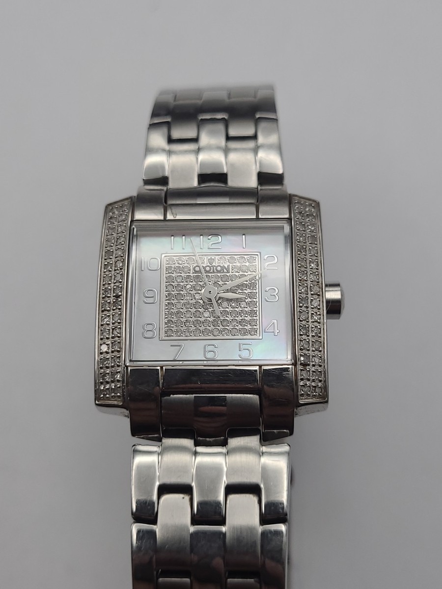 Croton Ladies Watch Diamond Case Mother of Pearl Sapphire  display picture 2
