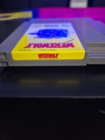 Werewolf The Last Warrior (Nintendo NES 1990) Cartridge And Manual NM!!