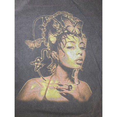 Kali Uchis Red Moon In Venus Tour T Shirt Charcoal Large 2023