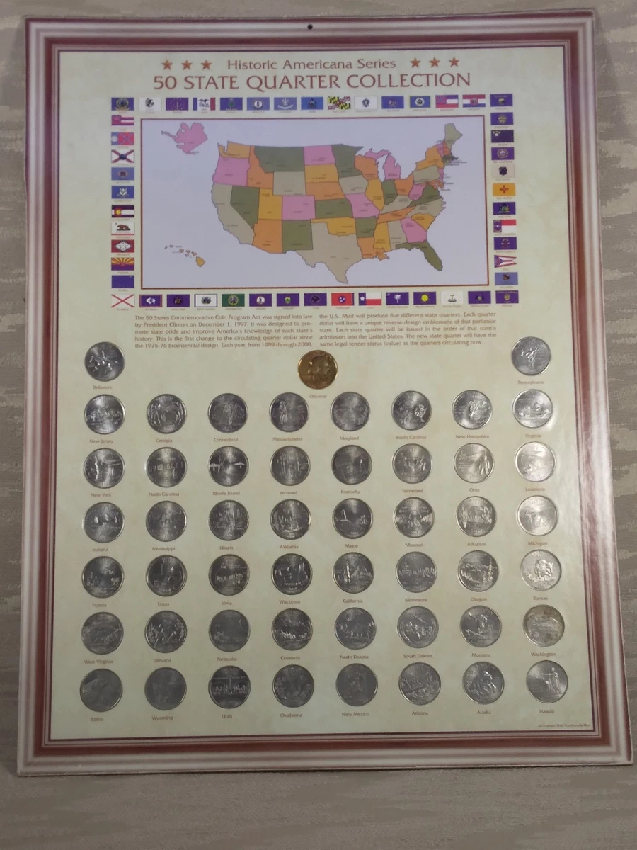 曾流通50 州套装美国州纪念银币(1999-2008) | eBay