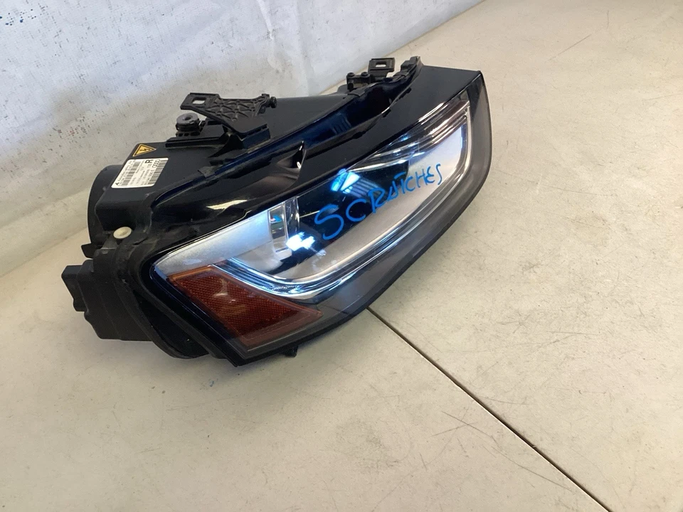 2013-2014-2015-2015 AUDI A4 XENON HEADLIGHT COMPLETE RIGHT RH PASSENGER USED OEM - Image 2 of 4