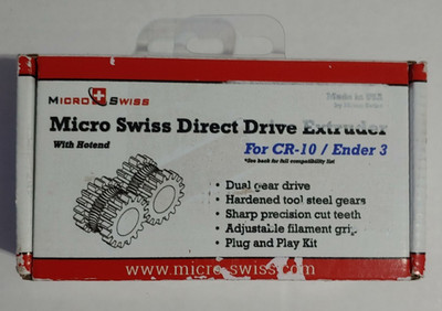 Micro Swiss Direct Drive Extruder for CR-10 / Ender 3 - Silver - Open Box