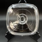 Vintage Corning Ware Pyrex A-7-C Square Glass  Replacement Lid 7x7