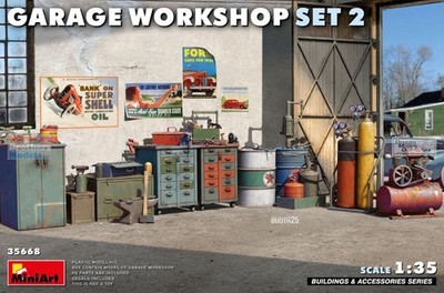 MIA35668 1:35 MiniArt Garage Workshop #2