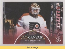 2021 Upper Deck Extended Series UD Canvas Young Guns Felix Sandstrom READ 1r1m