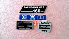 Zestaw naklejek do piły łańcuchowej Sachs-Dolmar 166